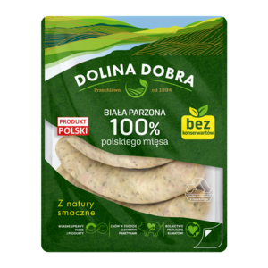 DOLINA DOBRA Biała parzona 100% polskiego mięsa